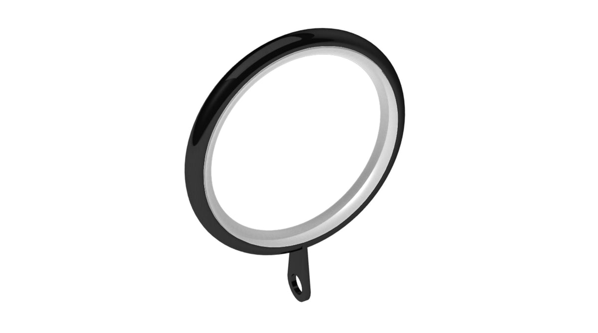 Rings (pack of 6)::Matt Black
