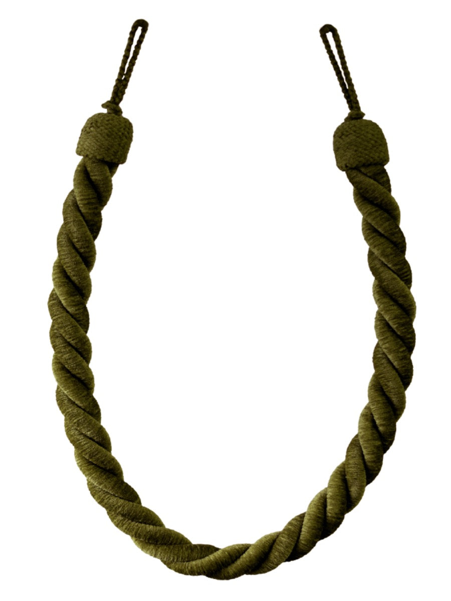 Laura Ashley Grafton Chenille Rope Tiebacks (Pair)