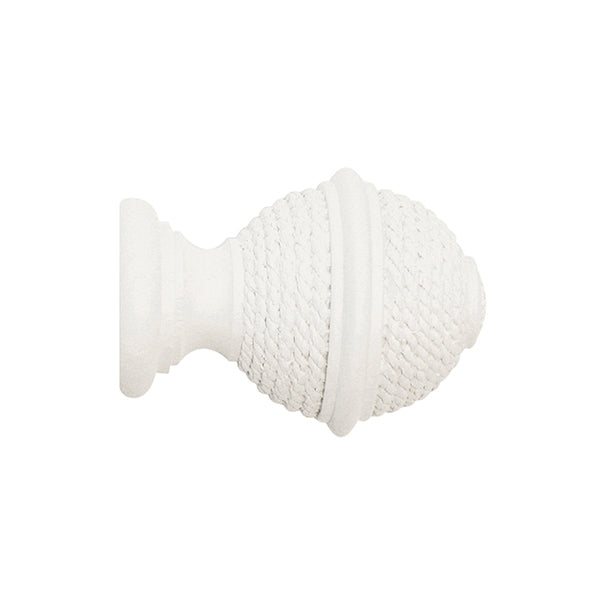 Jones Hardwick 40mm Wooden Curtain Pole, Cotton
