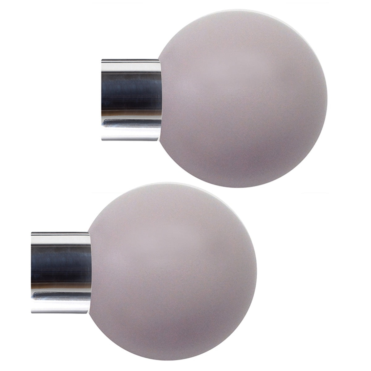 Jones Strand 35mm Acrylic Curtain Pole, Chrome