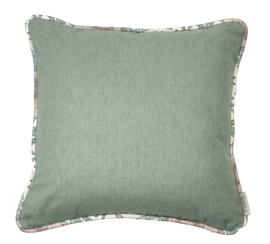 Esselle Home Eden Plain/Nima Floral Cushion
