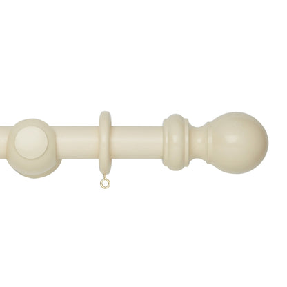 Hallis Woodline Woodline 28mm Pole Set Cream