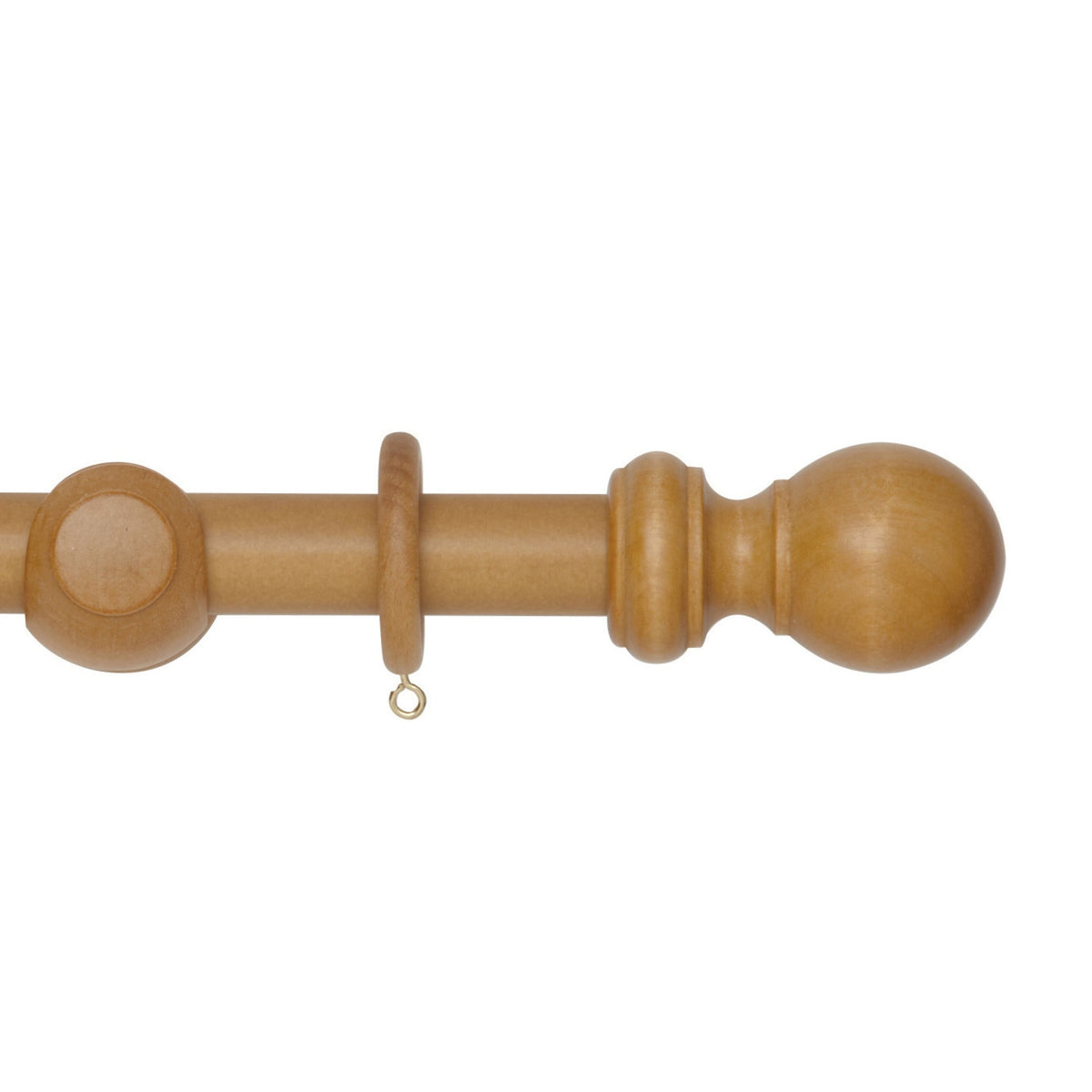 Hallis Woodline Woodline 28mm Pole Set Light Oak