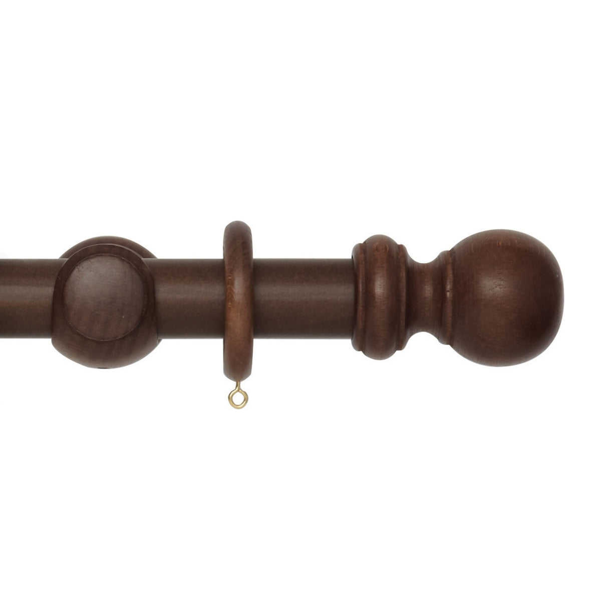 Hallis Woodline Woodline 35mm Pole Set Dark Oak