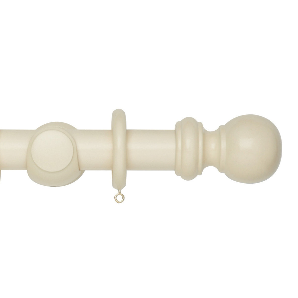 Hallis Woodline Woodline 35mm Pole Set Cream