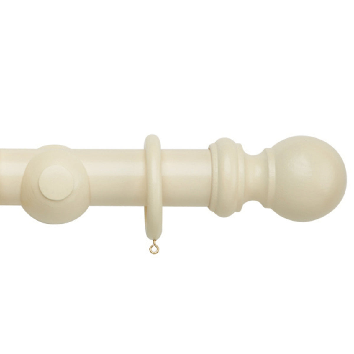 Hallis Woodline Woodline 50mm Pole Set Cream