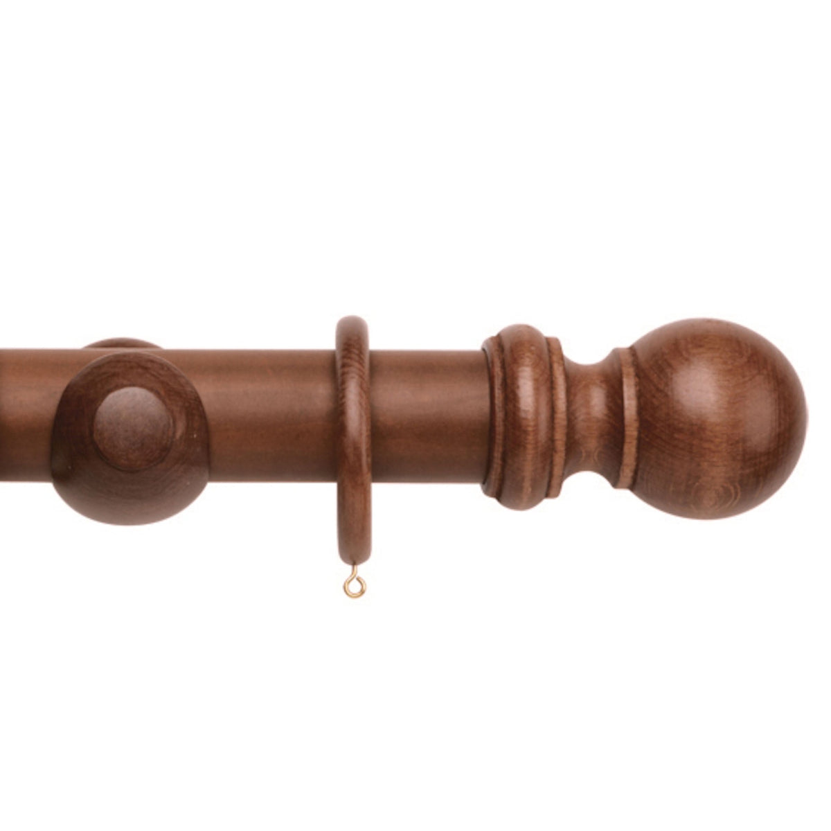 Hallis Woodline Woodline 50mm Pole Set Rosewood