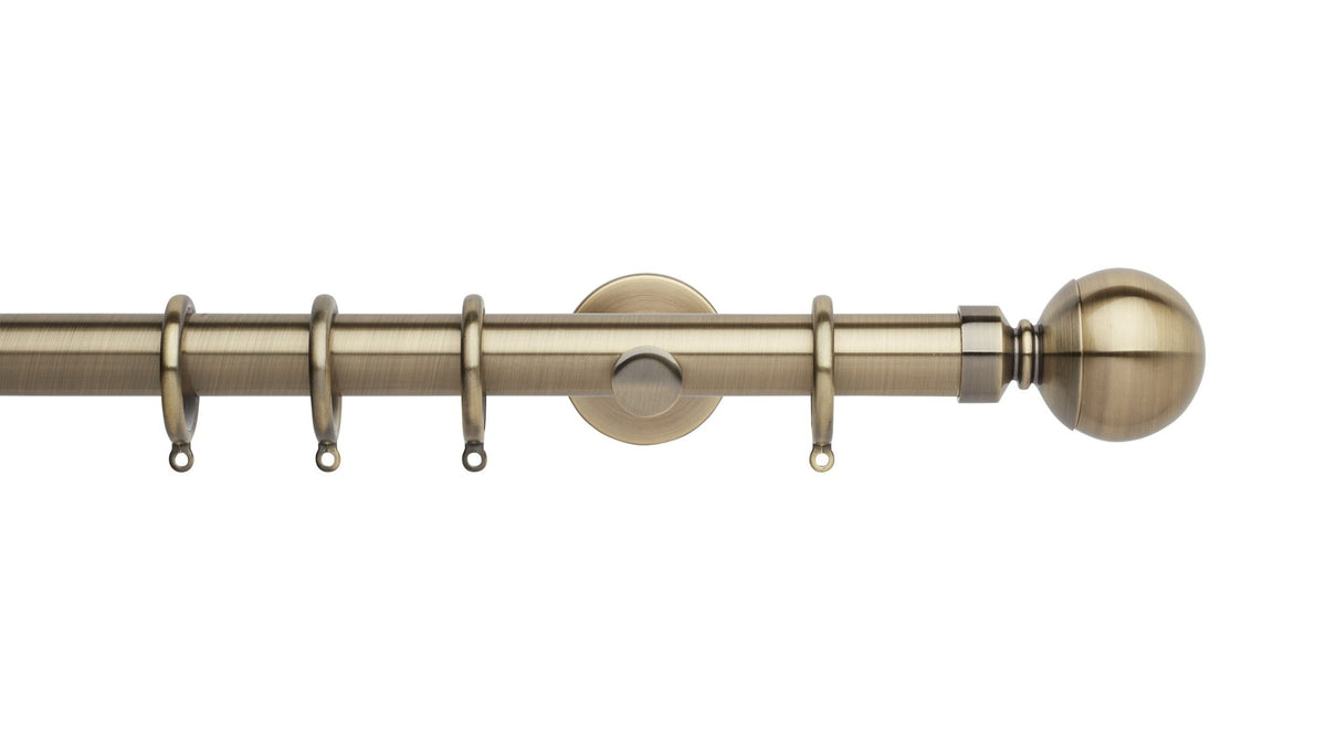Ball, Cylinder Bracket::Spun Brass