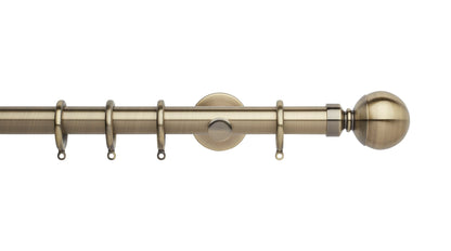 Ball, Cylinder Bracket::Spun Brass