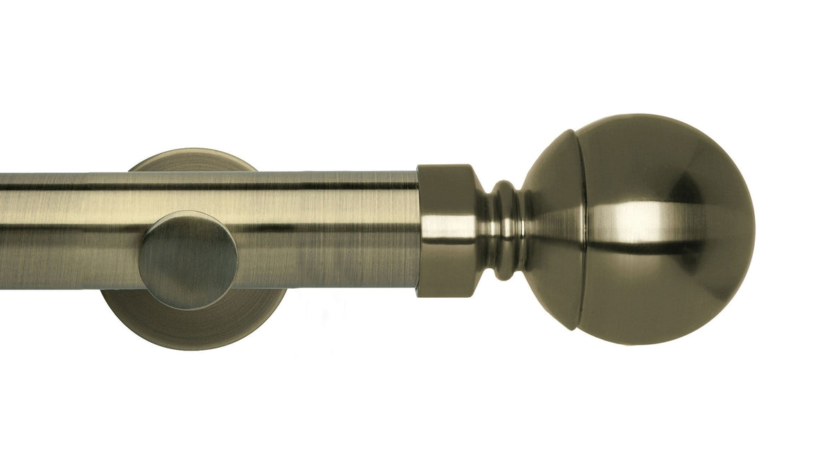 Ball Eyelet, Cylinder Bracket::Spun Brass