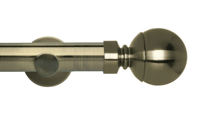 Ball Eyelet, Cylinder Bracket::Spun Brass