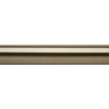 Hallis Neo 28mm curtain pole length, Spun Brass