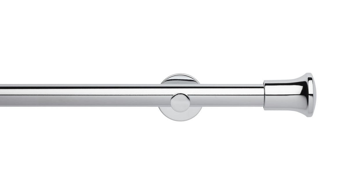 Trumpet Eyelet, Cylinder Bracket::Chrome