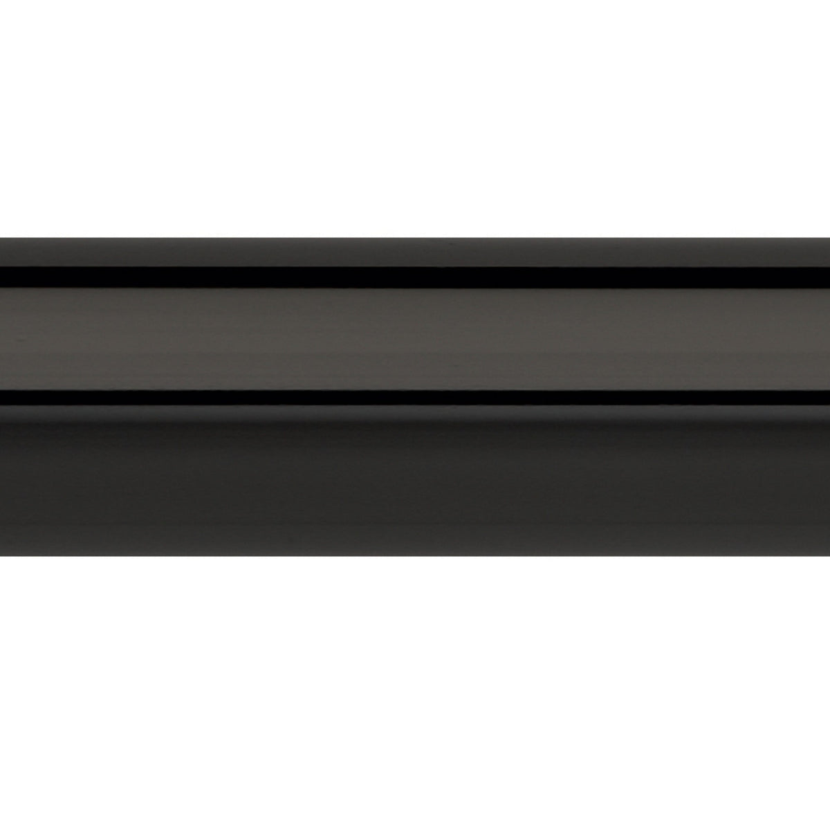 Hallis Neo 28mm curtain pole length, Black Nickel