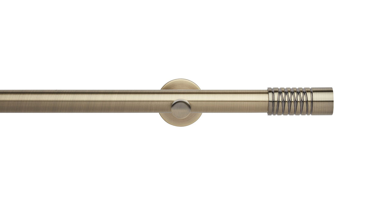Wired Barrel Eyelet, Cylinder Bracket::Spun Brass