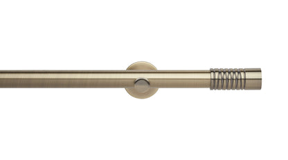 Wired Barrel Eyelet, Cylinder Bracket::Spun Brass