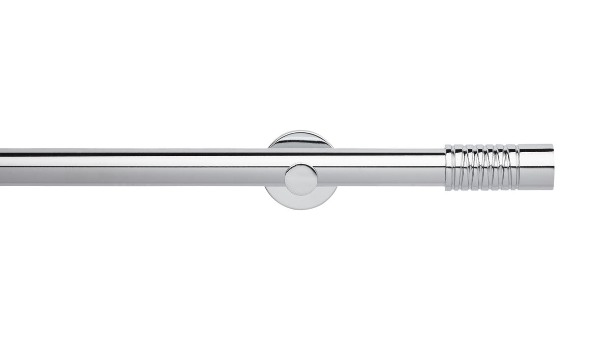 Wired Barrel Eyelet, Cylinder Bracket::Chrome
