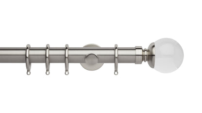 Clear Ball, Cylinder Bracket::Stainless Steel