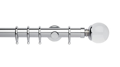 Clear Ball, Cylinder Bracket::Chrome