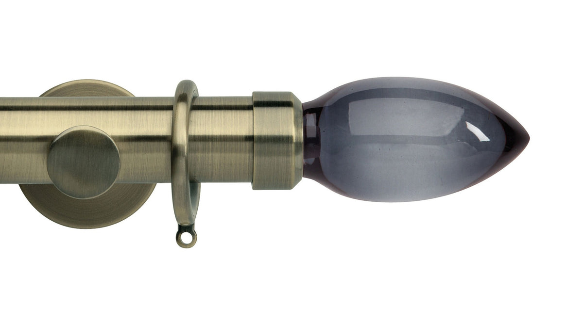 Smoke Teardrop, Cylinder Bracket::Spun Brass