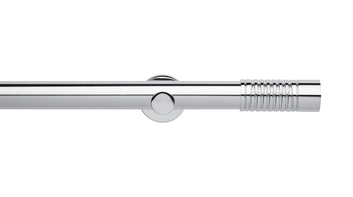 Wired Barrel Eyelet, Cylinder Bracket::Chrome