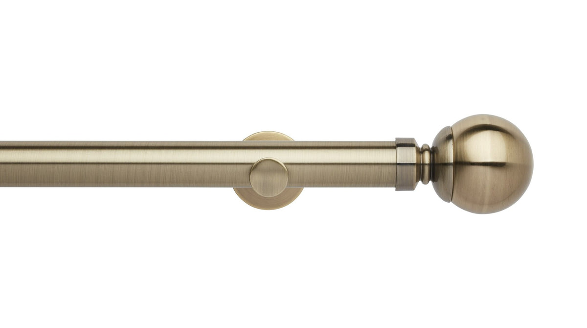 Ball Eyelet, Cylinder Bracket::Spun Brass