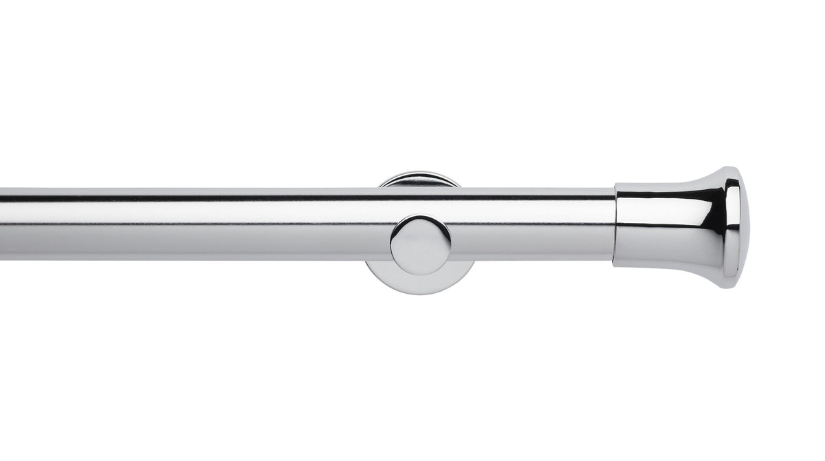Trumpet Eyelet, Cylinder Bracket::Chrome