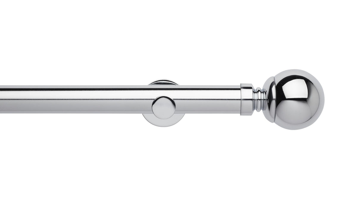 Ball Eyelet, Cylinder Bracket::Chrome