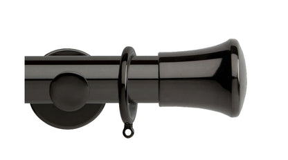 Trumpet, Cylinder Bracket::Black Nickel