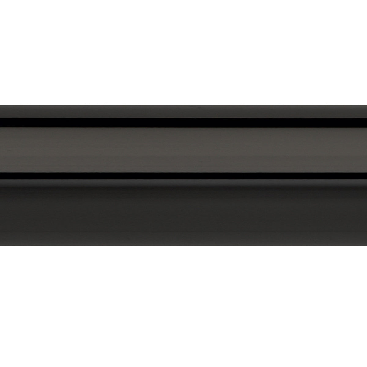 Hallis Neo 35mm curtain pole length, Black Nickel