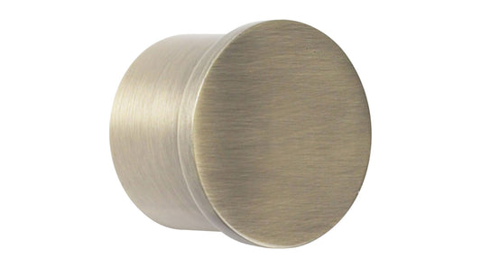 End Cap::Burnished Brass