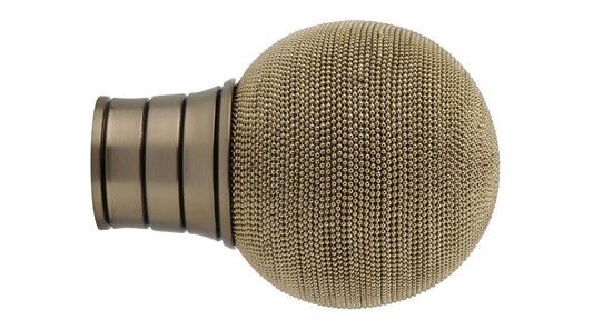 Beaded Ball::Burnished Brass
