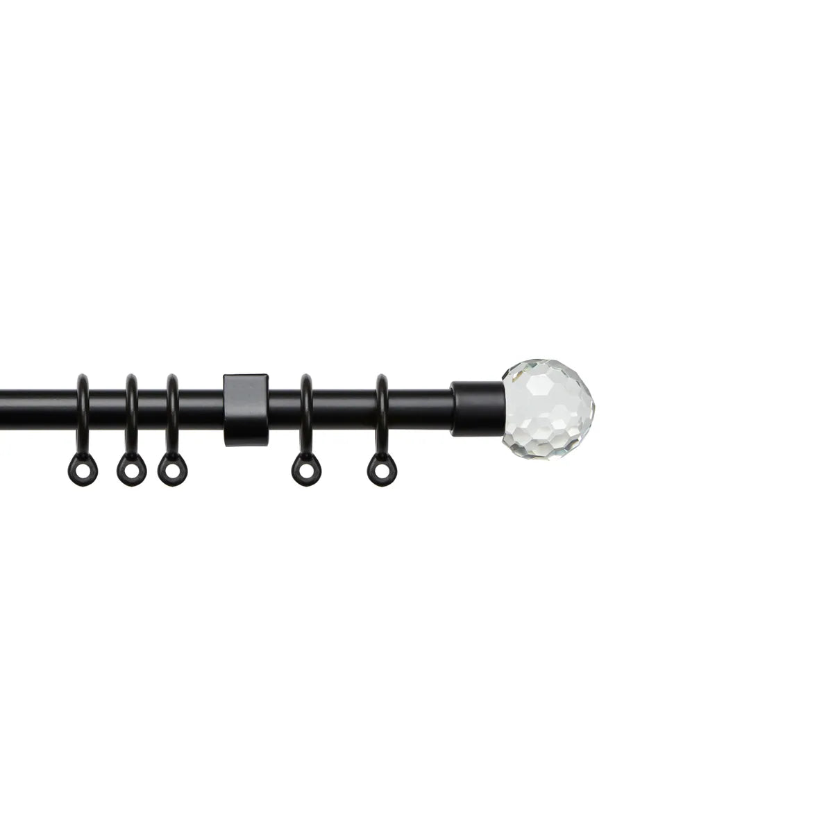 Speedy 13-16mm 120-210cm Acrylic Ball Pole BK