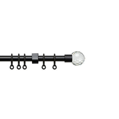 Speedy 13-16mm 120-210cm Acrylic Ball Pole BK