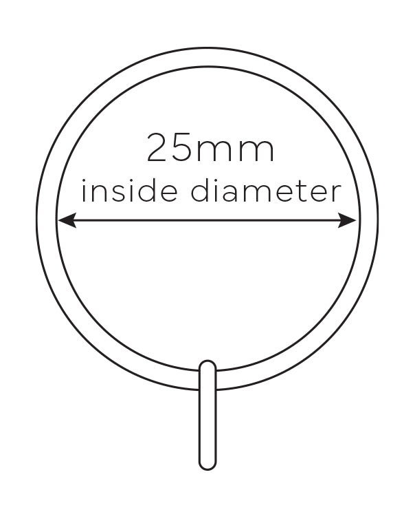 Café rod ring, 25mm inside diameter