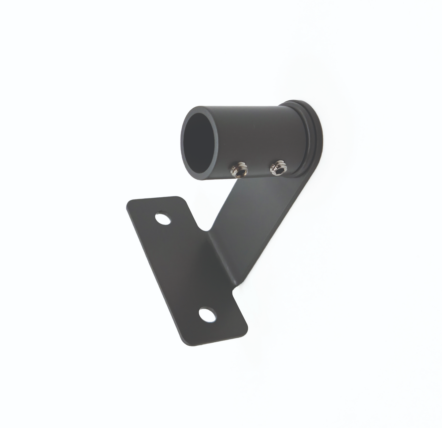 Café rod face fix bracket, long projection (50mm)