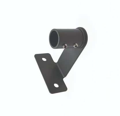 Café rod face fix bracket, long projection (50mm)