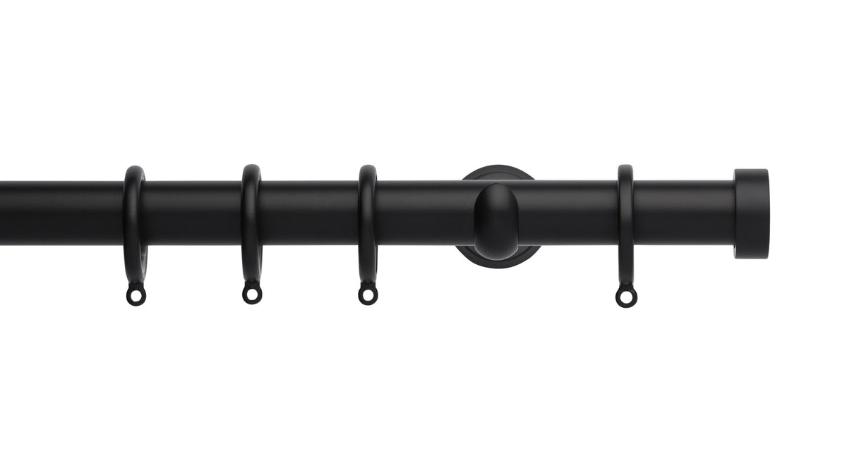 End Cap, Cup Bracket::Matt Black