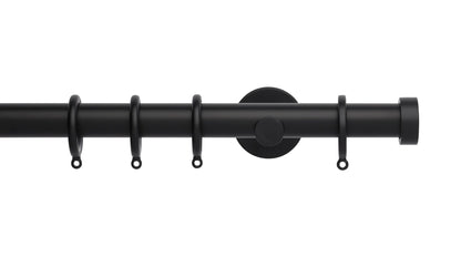 End Cap, Cylinder Bracket::Matt Black