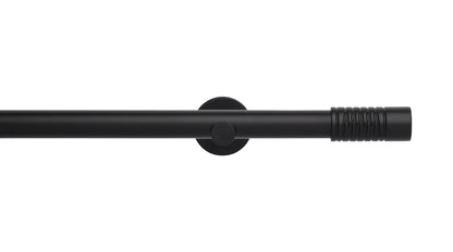 Wired Barrel Eyelet, Cylinder Bracket::Matt Black