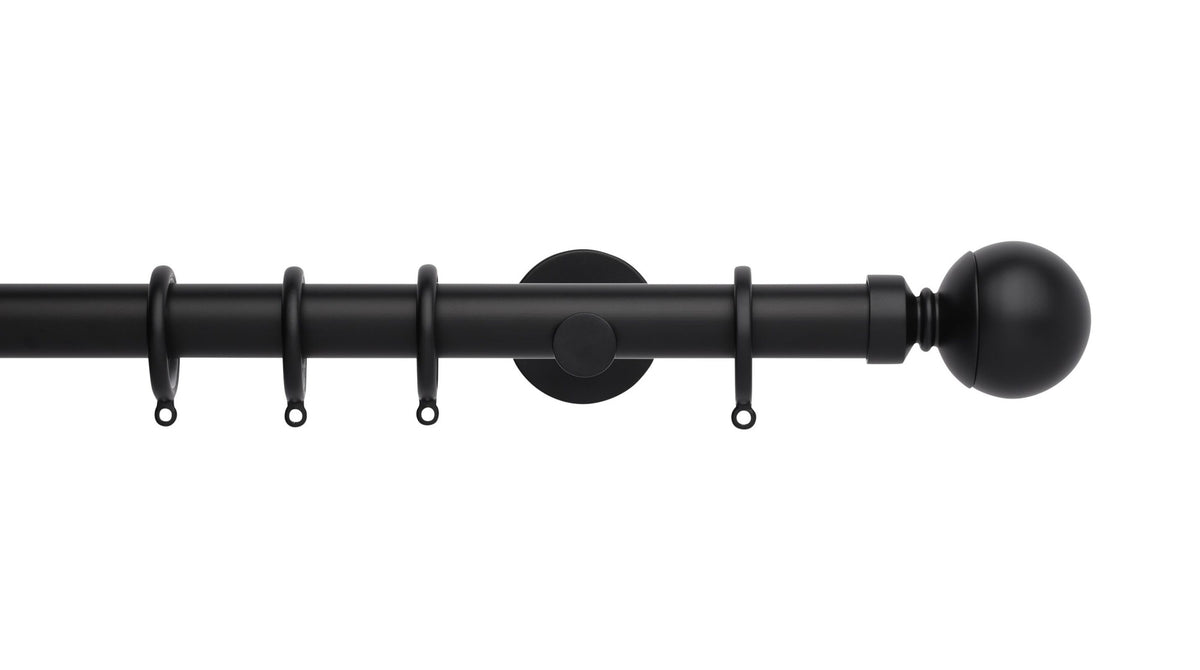 Ball, Cylinder Bracket::Matt Black