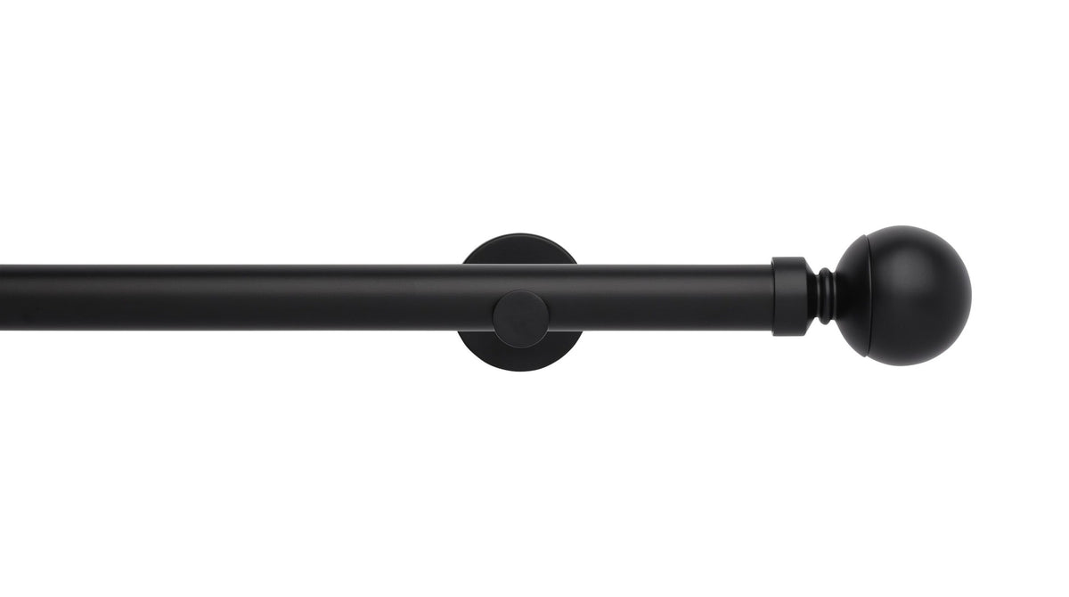 Ball Eyelet, Cylinder Bracket::Matt Black