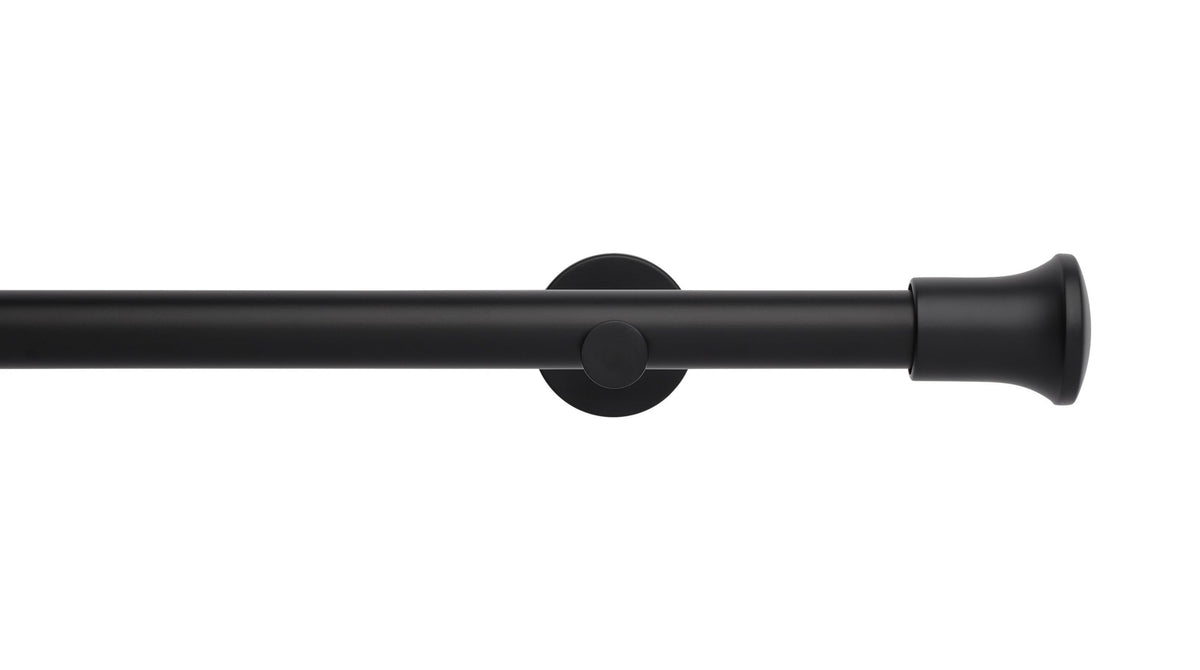 Trumpet Eyelet, Cylinder Bracket::Matt Black