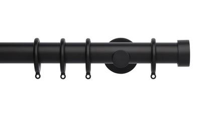 End Cap, Cylinder Bracket::Matt Black