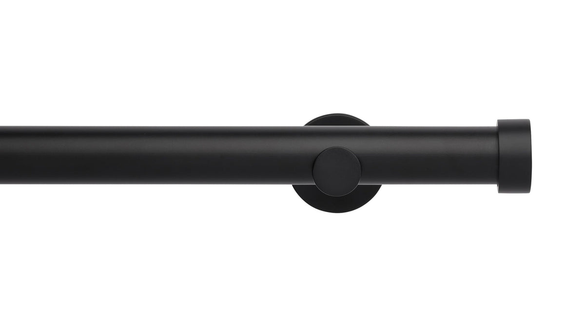 End Cap Eyelet, Cylinder Bracket::Matt Black