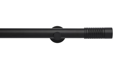 Wired Barrel Eyelet, Cylinder Bracket::Matt Black