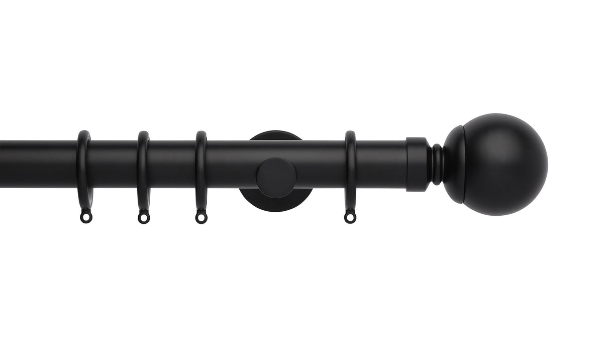 Ball, Cylinder Bracket::Matt Black