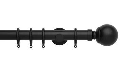 Ball, Cylinder Bracket::Matt Black