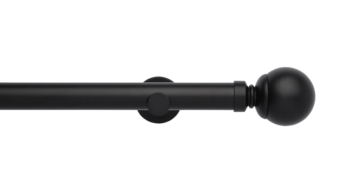 Ball Eyelet, Cylinder Bracket::Matt Black