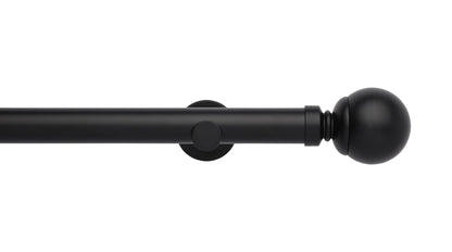 Ball Eyelet, Cylinder Bracket::Matt Black